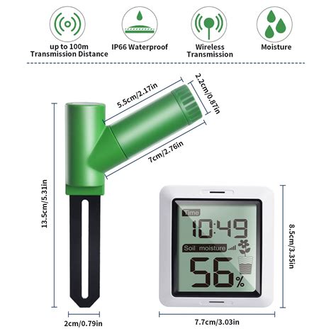 custom green thumb moisture and light meter|ecowitt soil moisture meter.